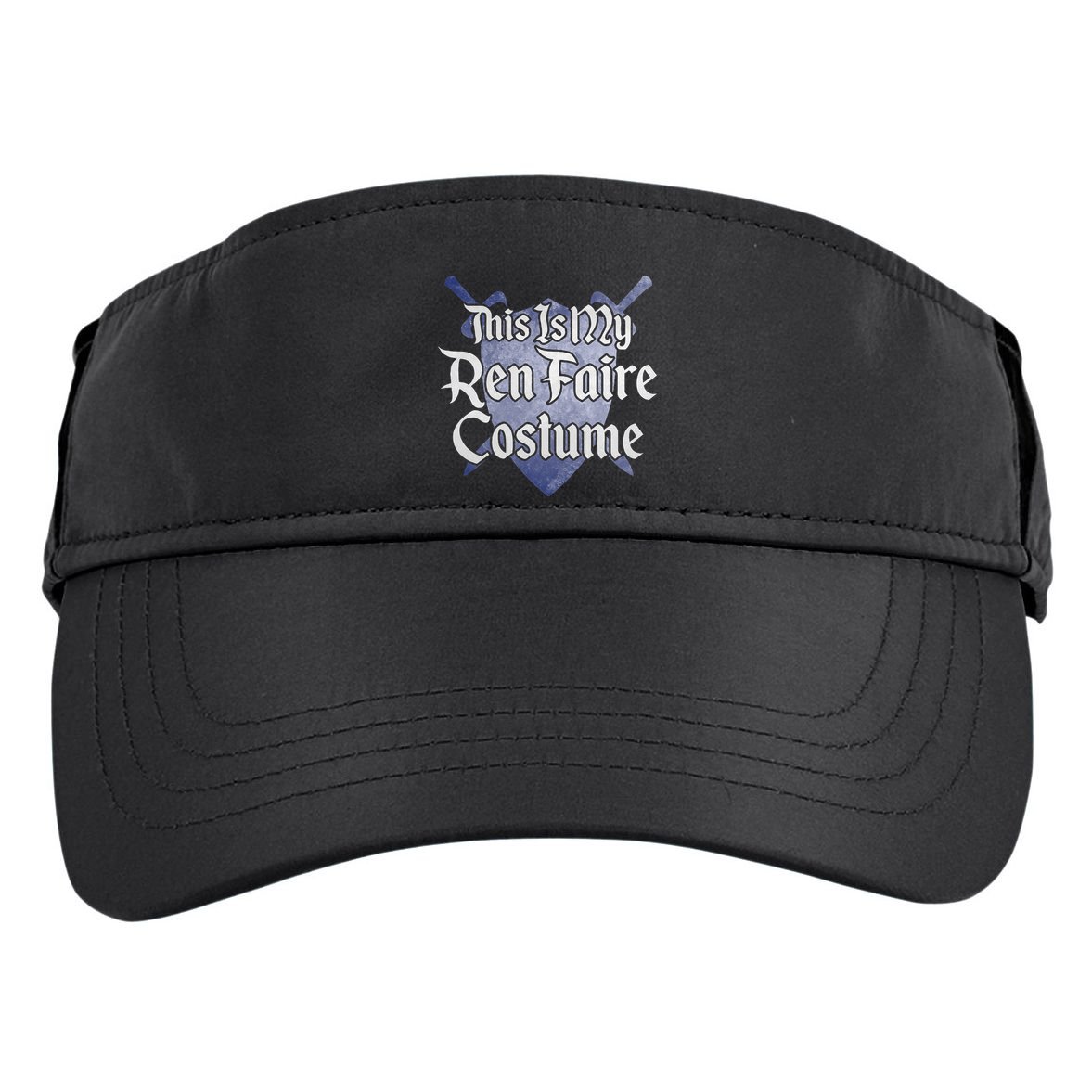 This Is My Ren Faire Costume Funny Renaissance Fair Graphic Adult Drive Performance Visor