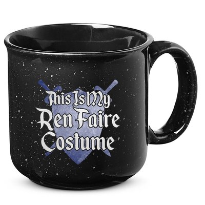 This Is My Ren Faire Costume Funny Renaissance Fair Graphic 15oz Campfire Ceramic Mug