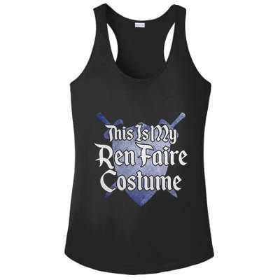 This Is My Ren Faire Costume Funny Renaissance Fair Graphic Ladies PosiCharge Competitor Racerback Tank