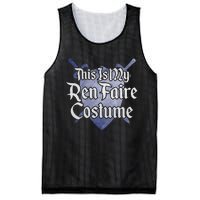 This Is My Ren Faire Costume Funny Renaissance Fair Graphic Mesh Reversible Basketball Jersey Tank