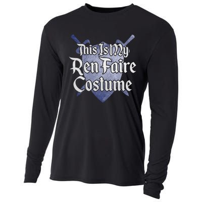 This Is My Ren Faire Costume Funny Renaissance Fair Graphic Cooling Performance Long Sleeve Crew