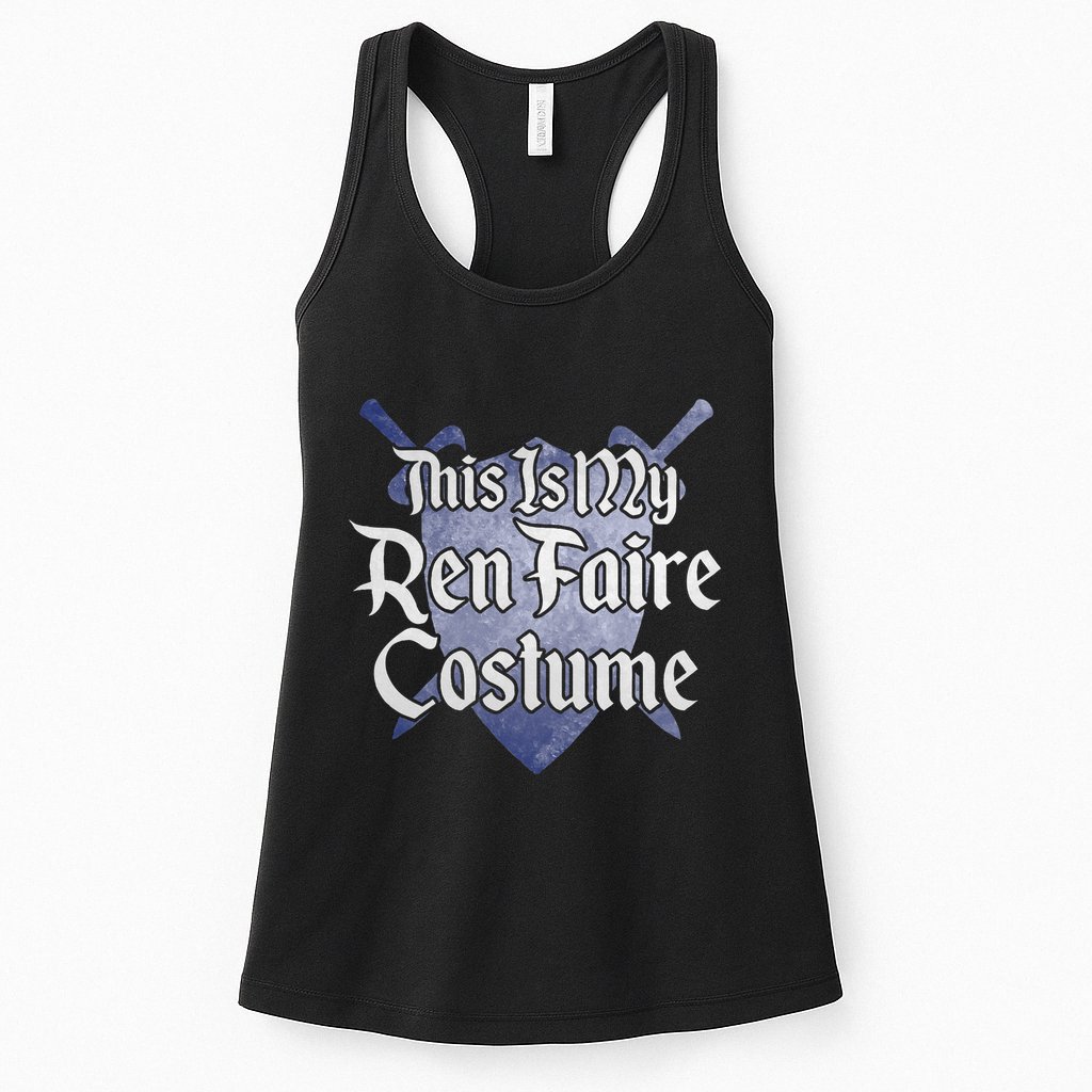 This Is My Ren Faire Costume Funny Renaissance Fair Graphic Womens Tank Top