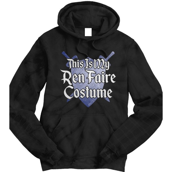 This Is My Ren Faire Costume Funny Renaissance Fair Graphic Tie Dye Hoodie