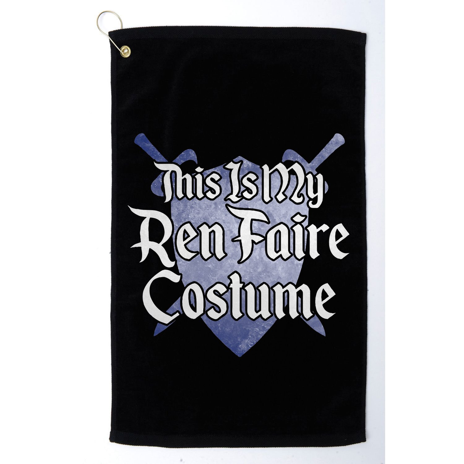 This Is My Ren Faire Costume Funny Renaissance Fair Graphic Golf Towel
