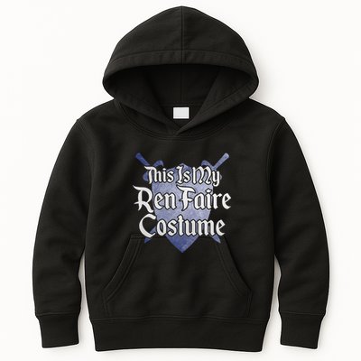 This Is My Ren Faire Costume Funny Renaissance Fair Graphic Kids Hoodie
