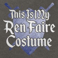 This Is My Ren Faire Costume Funny Renaissance Fair Graphic Cotton Canvas Backpack