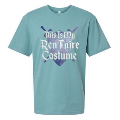 This Is My Ren Faire Costume Funny Renaissance Fair Graphic Sueded Cloud Jersey T-Shirt