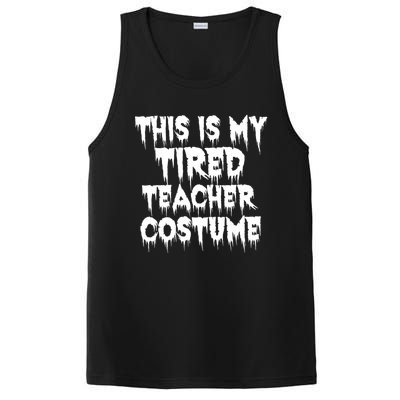 This Is My Tired Teacher Costume Halloween Educator PosiCharge Competitor Tank