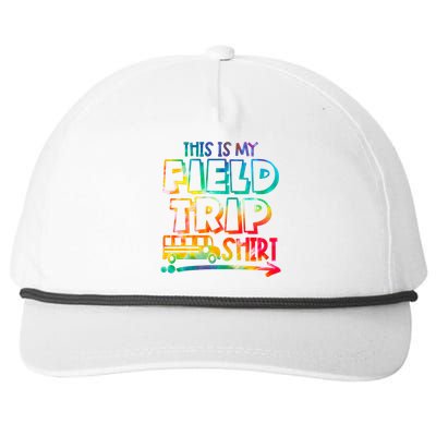 This Is My Field Trip Teachers Field Trip Day School Snapback Five-Panel Rope Hat