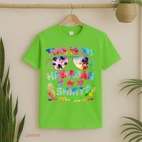 This Is My Hawaiian Shirt Tie Dye Sunglasses T-Shirt