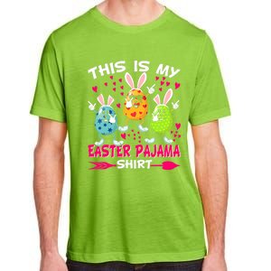 This Is My Easter Pajama Gift Dabbing Bunny Easter Egg Cute Gift Adult ChromaSoft Performance T-Shirt