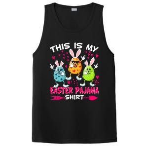 This Is My Easter Pajama Gift Dabbing Bunny Easter Egg Cute Gift PosiCharge Competitor Tank