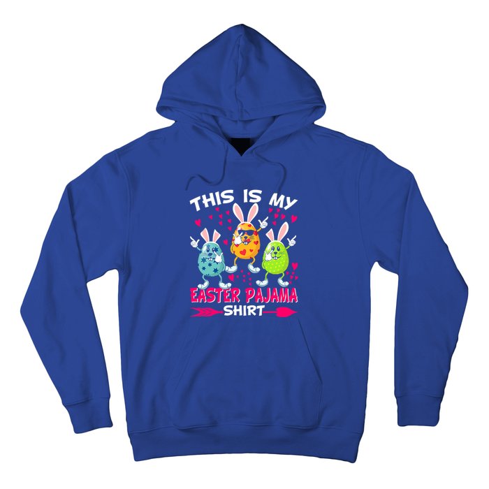 This Is My Easter Pajama Gift Dabbing Bunny Easter Egg Cute Gift Hoodie