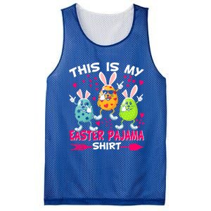 This Is My Easter Pajama Gift Dabbing Bunny Easter Egg Cute Gift Mesh Reversible Basketball Jersey Tank