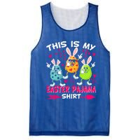 This Is My Easter Pajama Gift Dabbing Bunny Easter Egg Cute Gift Mesh Reversible Basketball Jersey Tank