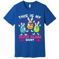 This Is My Easter Pajama Gift Dabbing Bunny Easter Egg Cute Gift Premium T-Shirt