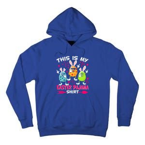 This Is My Easter Pajama Gift Dabbing Bunny Easter Egg Cute Gift Tall Hoodie