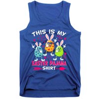 This Is My Easter Pajama Gift Dabbing Bunny Easter Egg Cute Gift Tank Top