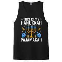 This Is My Hanukkah Pajamakah Menorah Chanukah  PosiCharge Competitor Tank