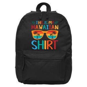 This Is My Hawaiian Holiday Vacation Trip 16 in Basic Backpack