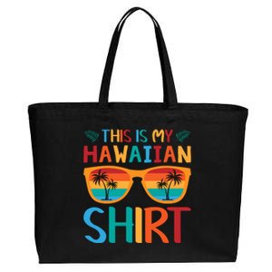 This Is My Hawaiian Holiday Vacation Trip Cotton Canvas Jumbo Tote