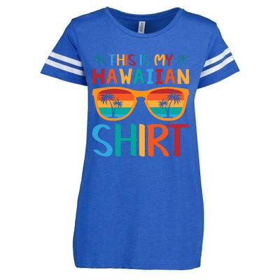 This Is My Hawaiian Holiday Vacation Trip Enza Ladies Jersey Football T-Shirt