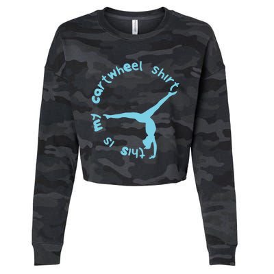 This Is My Cartwheel Shirts Gymnastics Girl Cropped Pullover Crew