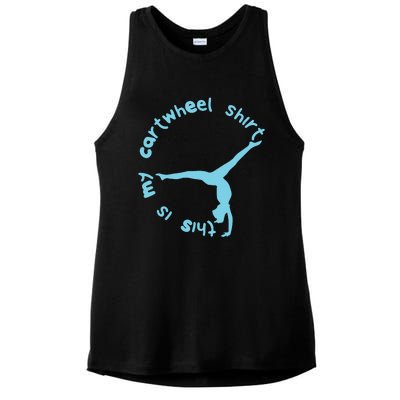 This Is My Cartwheel Shirts Gymnastics Girl Ladies PosiCharge Tri-Blend Wicking Tank