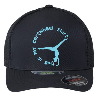 This Is My Cartwheel Shirts Gymnastics Girl Flexfit Unipanel Trucker Cap