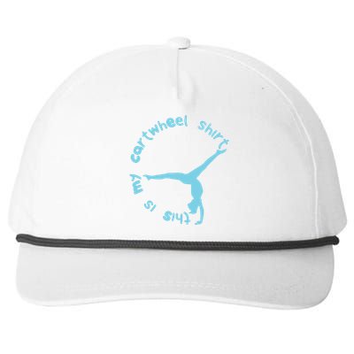 This Is My Cartwheel Shirts Gymnastics Girl Snapback Five-Panel Rope Hat