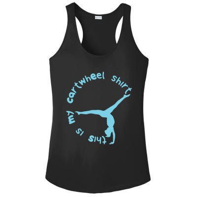 This Is My Cartwheel Shirts Gymnastics Girl Ladies PosiCharge Competitor Racerback Tank