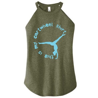 This Is My Cartwheel Shirts Gymnastics Girl Women's Perfect Tri Rocker Tank