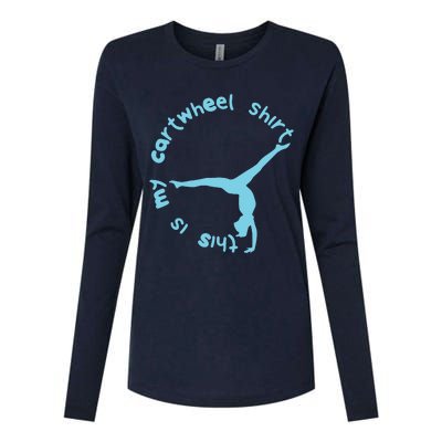 This Is My Cartwheel Shirts Gymnastics Girl Womens Cotton Relaxed Long Sleeve T-Shirt