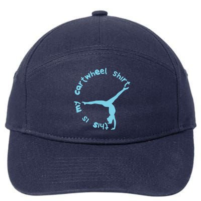 This Is My Cartwheel Shirts Gymnastics Girl 7-Panel Snapback Hat