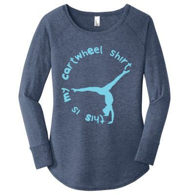 This Is My Cartwheel Shirts Gymnastics Girl Women's Perfect Tri Tunic Long Sleeve Shirt