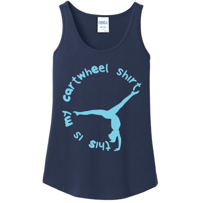 This Is My Cartwheel Shirts Gymnastics Girl Ladies Essential Tank