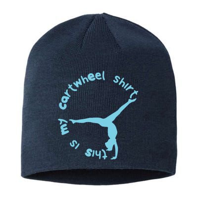 This Is My Cartwheel Shirts Gymnastics Girl Sustainable Beanie