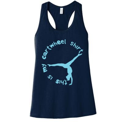 This Is My Cartwheel Shirts Gymnastics Girl Women's Racerback Tank