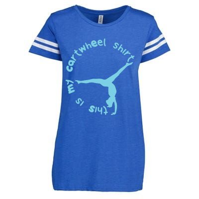 This Is My Cartwheel Shirts Gymnastics Girl Enza Ladies Jersey Football T-Shirt