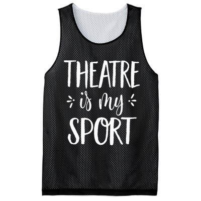 Theatre Is My Sport Theatre Gifts For Musical Actors Mesh Reversible Basketball Jersey Tank