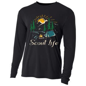 This Is My Camping Happy Camper Scout Life Cooling Performance Long Sleeve Crew