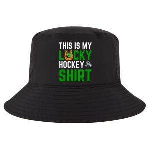 This Is My Lucky Hockey Gift Sport Game St Patrick's Day Funny Gift Cool Comfort Performance Bucket Hat