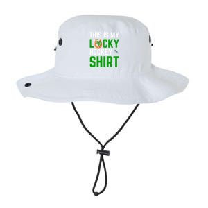 This Is My Lucky Hockey Gift Sport Game St Patrick's Day Funny Gift Legacy Cool Fit Booney Bucket Hat