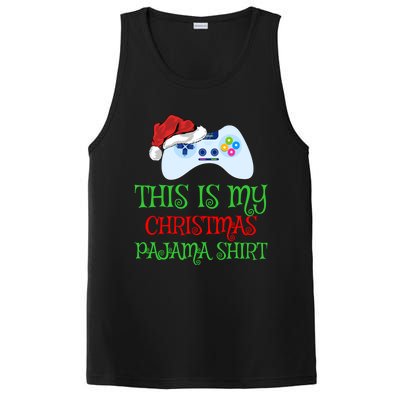 This Is My Christmas Pajamas Santa Hat Video Game Christmas Great Gift PosiCharge Competitor Tank