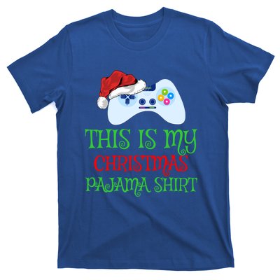 This Is My Christmas Pajamas Santa Hat Video Game Christmas Great Gift T-Shirt