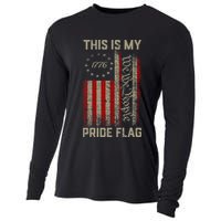 This Is My Pride Flag Usa American Cooling Performance Long Sleeve Crew