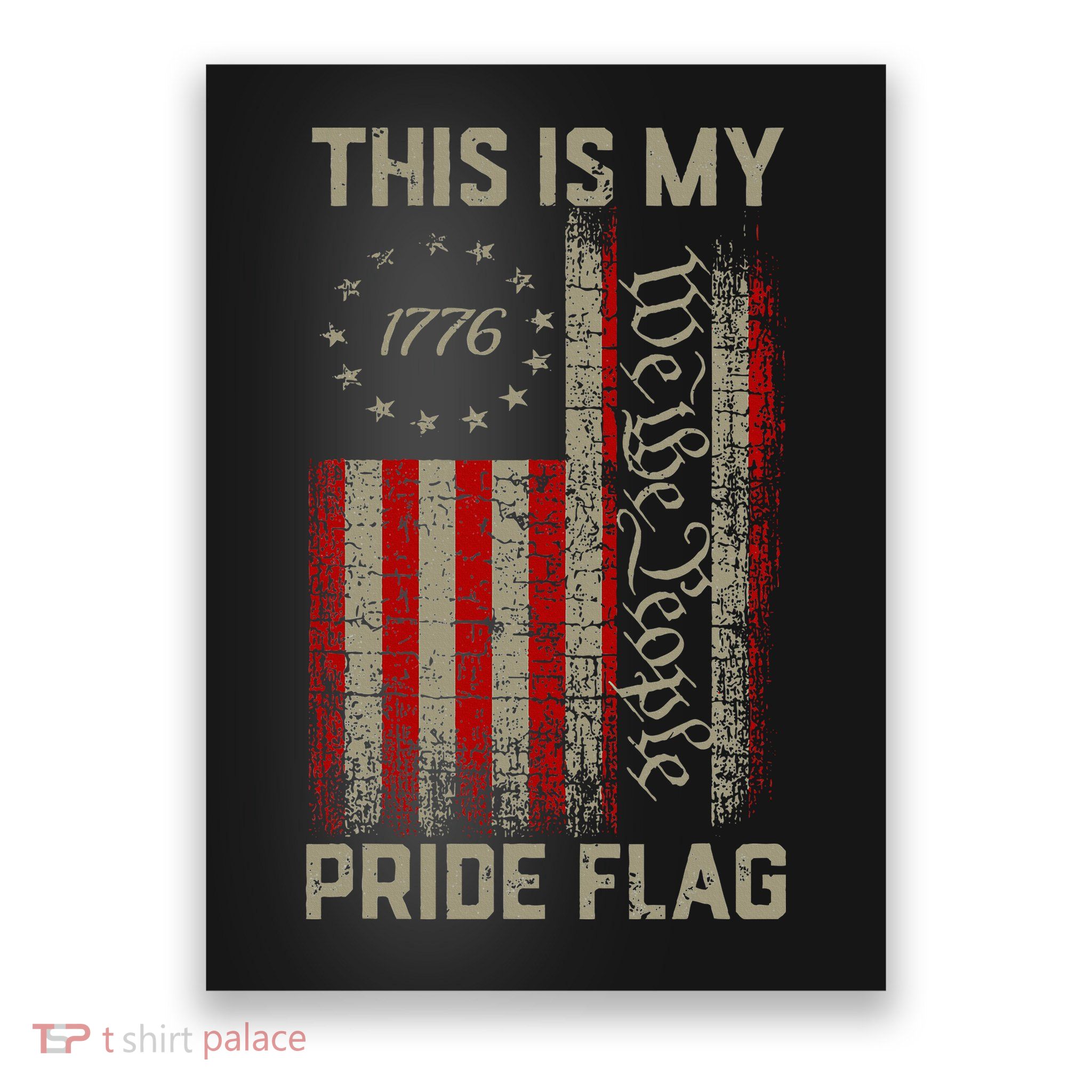 This Is My Pride Flag Usa American Poster