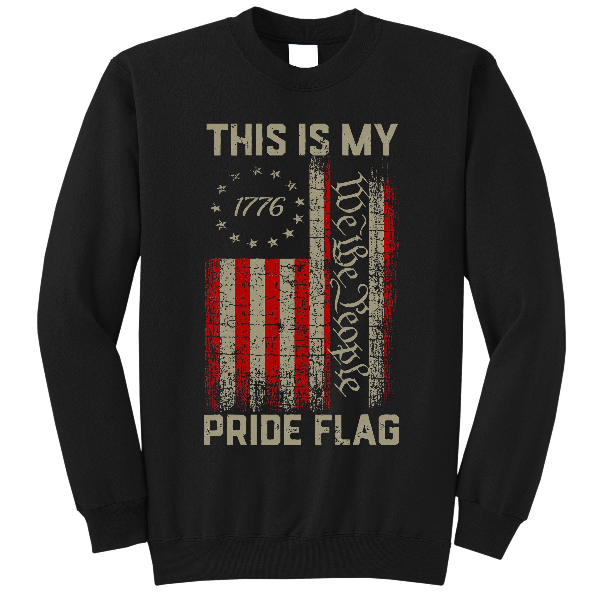 This Is My Pride Flag Usa American Tall Sweatshirt