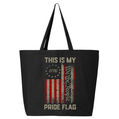 This Is My Pride Flag Usa American 25L Jumbo Tote