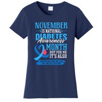 This Is My Fight Type 1 Diabetes Awareness Support Women's T-Shirt